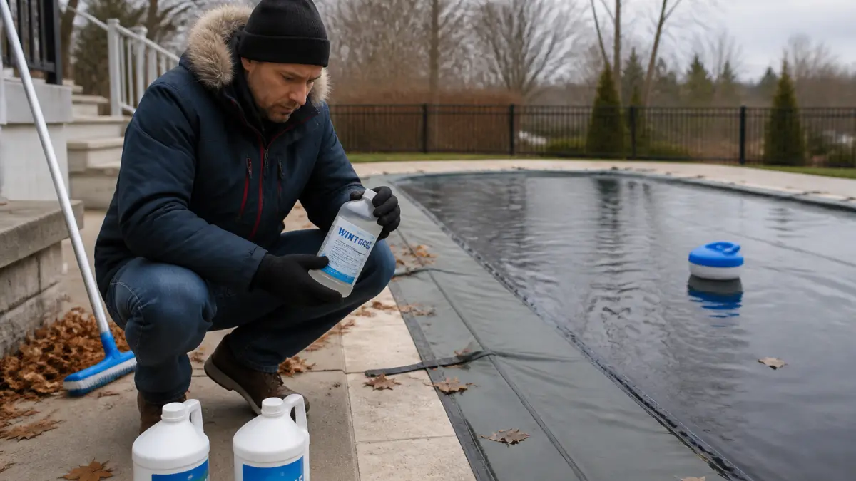 Kit d'hivernage piscine : composition, utilisation et dosages