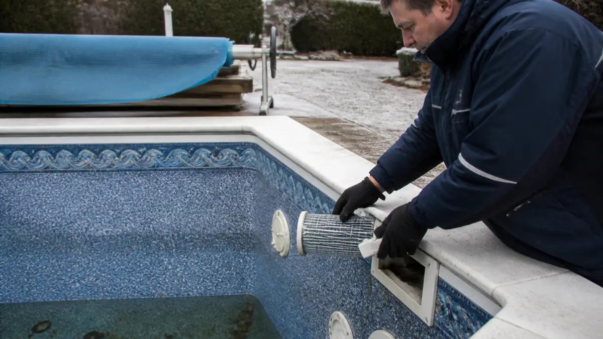 Hivernage piscine au sel : procedure, produits et precautions specifiques