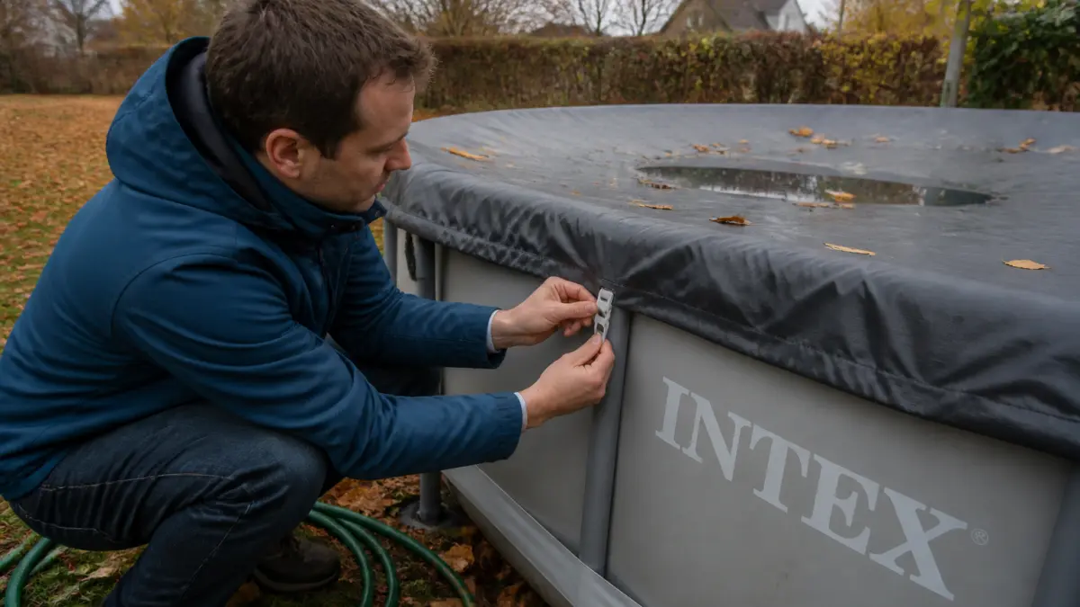 Bache hivernage Intex : compatibilite, montage et avis d'utilisateurs