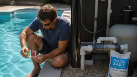 Entretien piscine sel : spécificités du traitement au chlorure de sodium